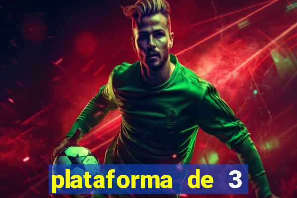 plataforma de 3 reais jogo